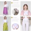 KFJZGZZ EMF Fabric Maternity Clothing,Three-Layer Detachable Anti-Radiation Blanket Radiation Protection Suit for Pregnant Women Protect The Body from Radiation Injury,Pink-Doublelayer view 2