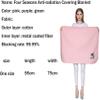 KFJZGZZ EMF Fabric Maternity Clothing,Three-Layer Detachable Anti-Radiation Blanket Radiation Protection Suit for Pregnant Women Protect The Body from Radiation Injury,Pink-Doublelayer view 4