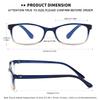 EYEURL 2 Pack Reading Glasses for Women Men, Blue Light Blocking Lightweight TR90 Readers Filter Glare/UV Rays/Eyestrain, 3.00 view 3