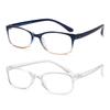 EYEURL 2 Pack Reading Glasses for Women Men, Blue Light Blocking Lightweight TR90 Readers Filter Glare/UV Rays/Eyestrain, 2.75 view 2