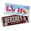 36ct Personalized Football Party Big Game Party Favors Candy Chocolate Bars (36 Pack) - No Assembly Required view 1