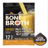 Brite Start Bone Broth - Chicken + Ginger & Turmeric - 12 Count - Keto Friendly Concentrate with 16g Collagen, 20g Paleo Protein - Made from Free Range Chicken Bones - Single Serve Packets view 1