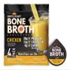 Brite Start Bone Broth - Chicken Bone Broth - 4 Count - Keto Friendly Concentrate Packed with 16g Collagen, 20g Paleo Protein - Made from Free Range Chicken Bones - Single Serve Packets view 1