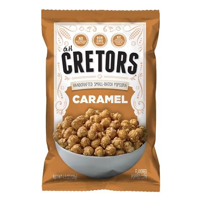 G.H. Cretors, Caramel Flavor Popcorn Single Serving Bags (6 Pack - 4.5 Oz Each)
