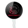 Mortal Kombat X Splatter Logo Cupcake Picks Toppers Decoration Set of 6 view 2