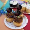 Mortal Kombat X Splatter Logo Cupcake Picks Toppers Decoration Set of 6 view 4