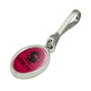 Mortal Kombat Fatality Logo Antiqued Oval Charm Clothes Purse Suitcase view 2