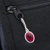 Mortal Kombat Fatality Logo Antiqued Oval Charm Clothes Purse Suitcase view 3