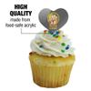 Mortal Kombat Goro Heart Love Cupcake Picks Toppers Decoration Set of 6 view 3