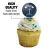 Lord of the Rings Tree of Gondor Cupcake Picks Toppers Decoration Set of 6 view 3