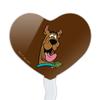 Scooby-Doo Headshot Heart Love Cupcake Picks Toppers Decoration Set of 6 view 2