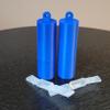 Pocket Eye Drop Vial Holder & Carry Case - Holds One (1) Single Use Eye Drop Vial - Perfect to carry in pocket, purse/clutch, school bag - Two (2) Pack - Znet3D (Blue) view 1