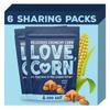 LOVE CORN Sea Salt 4oz x 6 Bags - Delicious Crunchy Corn - Healthy Family Snacks - Gluten Free, Kosher, NON-GMO - Alternative for Chips, Nuts, Crackers & Pretzels - Perfect for Charcuterie Boards view 1