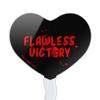 MK Flawless Victory Splatter Heart Love Cupcake Picks Toppers Decoration Set of 6 view 2