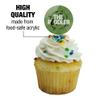 The Riddler Logo Cupcake Picks Toppers Decoration Set of 6 view 3