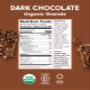 Alter Eco Dark Chocolate Granola, Healthy, Organic Breakfast & Snack, Naturally Sweetened with Fruit, Vegan, No Artificial Sugars or Additives, Regeneratively-Farmed Oats (Dark Chocolate - 6 Pack) view 2