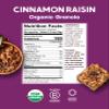 Alter Eco Cinnamon Raisin Granola, Healthy, Organic Breakfast & Snack, Naturally Sweetened with Fruit, Vegan, No Artificial Sugars or Additives, Regeneratively-Farmed Oats (Cinnammon Raisin - 6 Pack) view 2