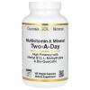 California Gold Nutrition Multivitamin and Mineral with Methyl B12, Vitamin C, L-MethylFolate and Bio-Quercetin, Two-A-Day, 180 Veggie Capsules view 1
