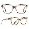 DIFF Ava 2.5 Reading Glasses | Blue Light Blocking Oversized Readers | Cream Tortoise view 1