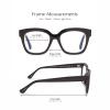 DIFF Ava 2.5 Reading Glasses | Blue Light Blocking Oversized Readers | Cream Tortoise view 3