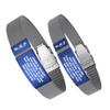 Divoti Custom Engraved Medical Alert ID Band, Double-Sided Emergency Contact Silicone WristbandICE Info, Phone Unlock Code&Allergy Note, Personalized Safety Alert -PVD Blue/Concrete Gray/13 view 1