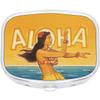 Aloha Hawaii Tropical Rectangle Pill Box Medicine and Vitamin Dispenser view 1