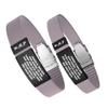 Divoti Custom Engraved Medical Alert ID Band, Double-Sided Emergency Contact Silicone WristbandICE Info, Phone Unlock Code&Allergy Note, Personalized Safety Alert -PVD Black/Pale Pink Rose/13 view 1