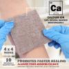 EVERLIT AG Silver Calcium Alginate Wound Dressing | Absorbent Non-Stick Sterile Dressing Pad | Gentle Hemostatic Gauze with Natural Gelling Fiber for Wound Care (4" x 4" | Pack of 10) view 3