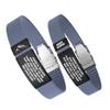 Divoti Custom Engraved Medical Alert ID Band, Double-Sided Emergency Contact Silicone WristbandICE Info, Phone Unlock Code&Allergy Note, Personalized Safety Alert -PVD Black/Carmella Blue/13 view 1