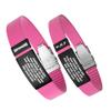Divoti Custom Engraved Medical Alert ID Band, Double-Sided Emergency Contact Silicone WristbandICE Info, Phone Unlock Code&Allergy Note, Personalized Safety Alert -PVD Black/Vivid Pink/13 view 1