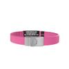 Divoti Custom Engraved Medical Alert ID Band, Double-Sided Emergency Contact Silicone WristbandICE Info, Phone Unlock Code&Allergy Note, Personalized Safety Alert -PVD Black/Vivid Pink/13 view 2