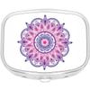 Mandala Print Rectangle Pill Box Medicine and Vitamin Dispenser view 1