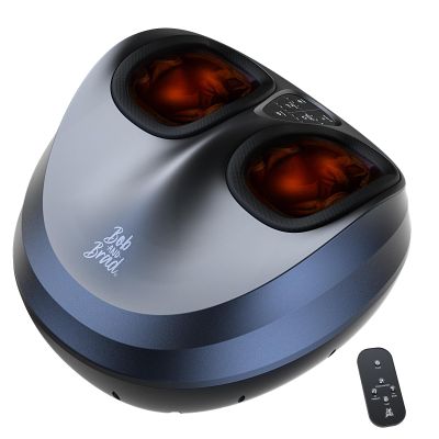 BOB AND BRAD Foot Massager Machine with Heat and Remote, Fits up to Size 14, FSA Eligible HSA Shiatsu Deep Kneading Foot Massager for Plantar Fasciitis and Neuropathy
