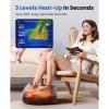 BOB AND BRAD Foot Massager Machine with Heat and Remote, Fits up to Size 14, FSA Eligible HSA Shiatsu Deep Kneading Foot Massager for Plantar Fasciitis and Neuropathy view 3