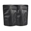 100 Pack Mylar Bag 28 Gram,5.5 Mil Thickness Smell Proof Bag,Stand-up Packaging Pouch,Resealable Foil Food Storage Baggies Safe Material,6x9.3 Inches,Matte Black view 1