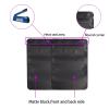 100 Pack Mylar Bag 28 Gram,5.5 Mil Thickness Smell Proof Bag,Stand-up Packaging Pouch,Resealable Foil Food Storage Baggies Safe Material,6x9.3 Inches,Matte Black view 3