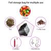 100 Pack Mylar Bag 28 Gram,5.5 Mil Thickness Smell Proof Bag,Stand-up Packaging Pouch,Resealable Foil Food Storage Baggies Safe Material,6x9.3 Inches,Matte Black view 4