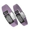 Divoti Custom Engraved Medical Alert ID Band, Double-Sided Emergency Contact Silicone WristbandICE Info, Phone Unlock Code&Allergy Note, Personalized Safety Alert -PVD Black/Purple Rose/13 view 1