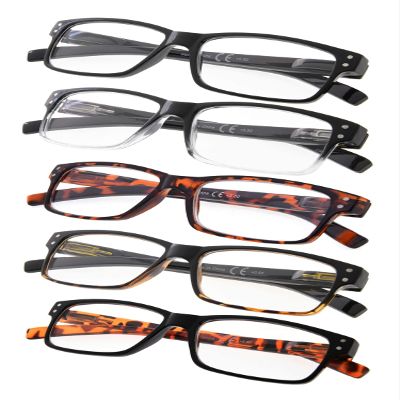 Gr8Sight Reading Glasses 5-Pack Spring Hinges for Women and Men Readers