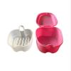 LILIYUAN False Teeth Bath Case Cup Box Holder Storage Soak Container with Strainer Basket for Travel Cleaning view 2