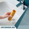 4pcs Boxes Portable Toothbrush Case Travel Container Toothbrush Protector Containers with Lids Travel Toothbrush Cups Toothpaste Container Plastic Stand Suitcase Pp Lovers Outdoor view 3