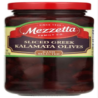 Mezzetta Olive Kalamata Sliced, 5.75 Oz (Pack Of 6)