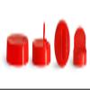 48/485 Red Polypro Spice Caps w/Pressure Sensitive Liners view 1