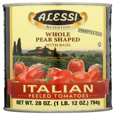 Alessi Tomato Ital Peeled, 28 Oz (Pack of 12)