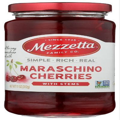 Mezzetta Cherries Maraschino W Stm, 11 Oz (Pack Of 6)