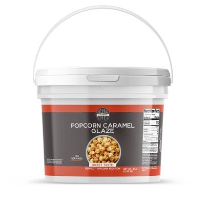 Birch & Meadow 1 Gallon Popcorn Caramel Glaze, Sweet Taste, Easy to Make