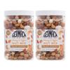 Germack Pistachio Company, Honey Nut & Toffee Snack Mix, Yogurt Raisins, Butter Toffee Peanuts, Honey Roasted Peanuts, Almonds, Cashews 18 oz Plastic Jar, Set of 2 view 1