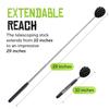 Cactus Scratcher Extendable Big Stick Back Scratcher - Extends 29" Long Double Sided Retractable Scratching Tool for Hand, Neck, Head, and Body - Universal Gift for Family, Pets, and Friends, Black view 4