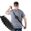 Cactus Scratcher Original Back Scratcher - 2-Sided Back Scratching Tool for Hard-to-Reach Area, Durable 45" Strap with Ball Handles for Towel Like Operation, Universal Gifts for Men and Women, Black view 1