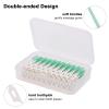 Daseey 160pcs Double-ended Toothpick,Soft Silicone Tooth Picks-Dental Floss-interdental Brush-teeth Stick-dental Hygiene Tools,Necessary for Cleaning Teeth view 3